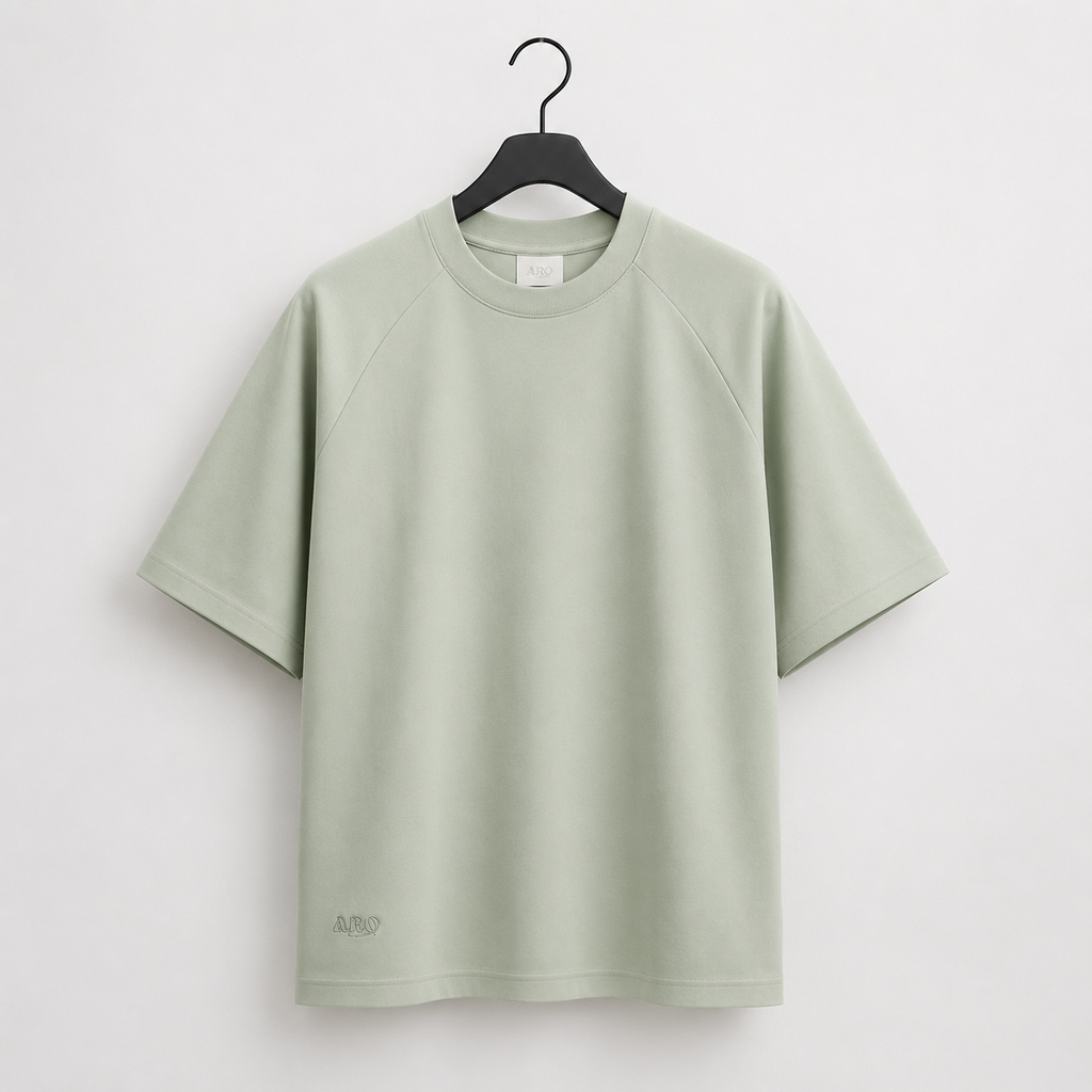 ARO Essential Oversized Tee – Mint Green