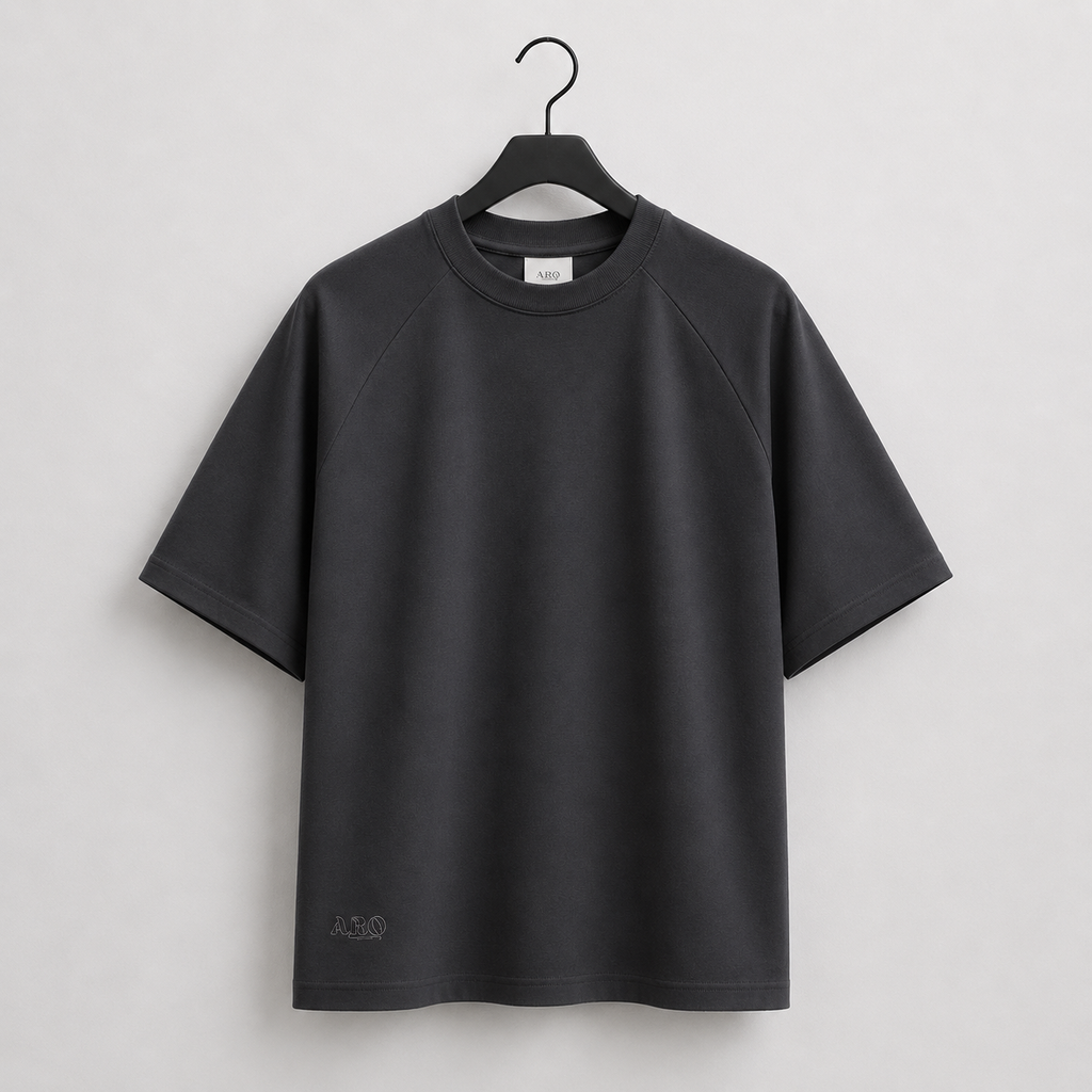 ARO Essential Oversized T-Shirt – Charcoal Grey