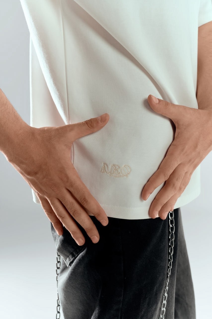 ARO Essential Oversized T-Shirt – Off White