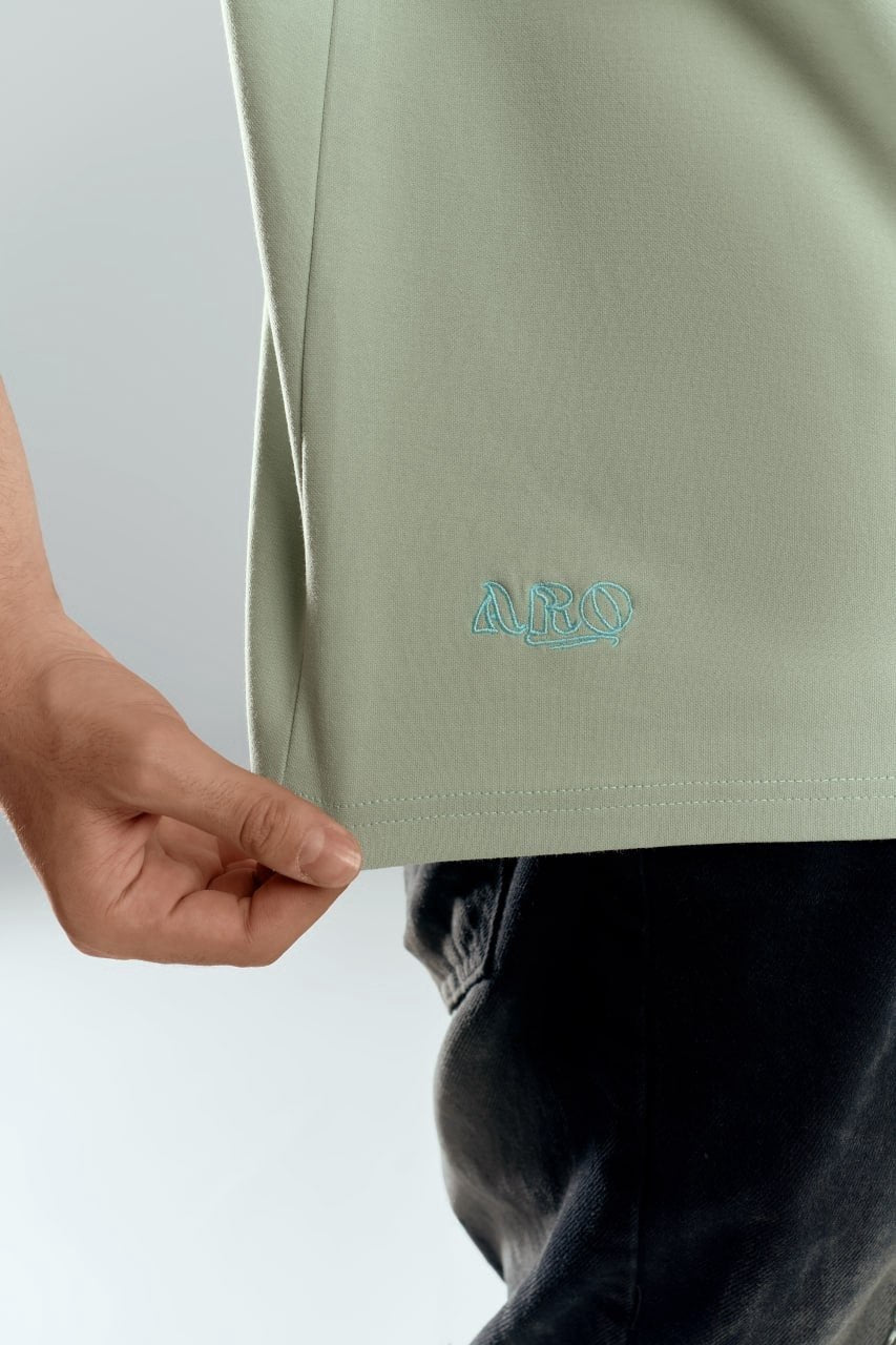 ARO Essential Oversized Tee – Mint Green