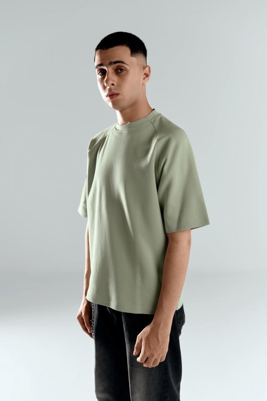 ARO Essential Oversized Tee – Mint Green